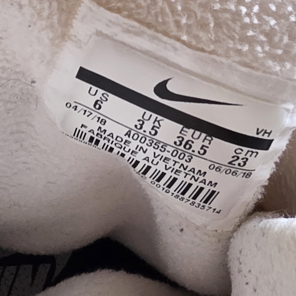 Nike Tanjun High Rise Women's Sneaker Boots Size 6 Phantom AO0355 003 - Picture 8 of 13